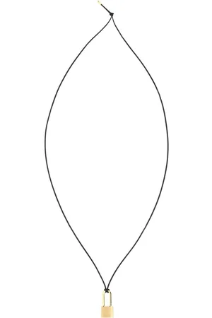 AMBUSH Black Leather Necklace