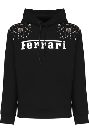 FERRARI Logo Sweatshirt With Hood