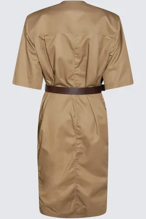 Saint Laurent Cotton Midi Dress
