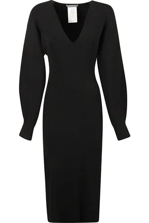 Alberta Ferretti V-neck Long Dress