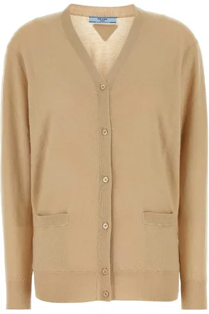 Prada Beige Cashmere Cardigan