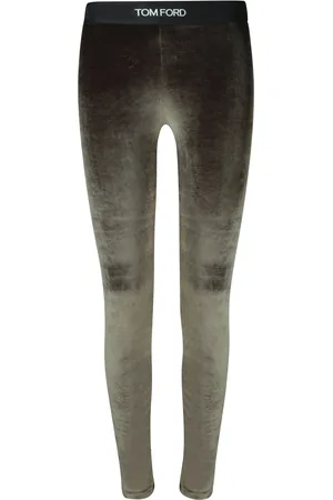 Tom Ford Stretch Lustrous Velour Signature Leggings