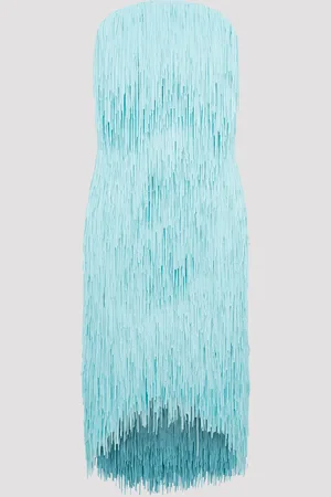 Bottega Veneta Fringed Midi Dress