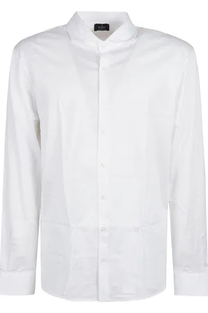 BARBA Straight Hem Buttoned Shirt