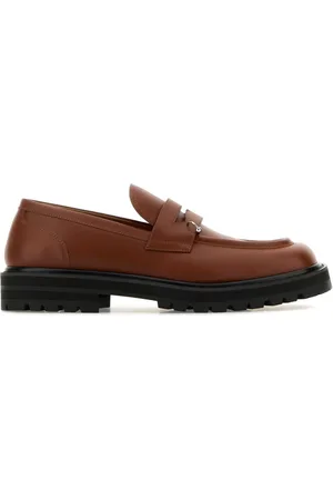 Marni Caramel Leather Loafers