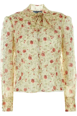 Prada Printed Chiffon Shirt