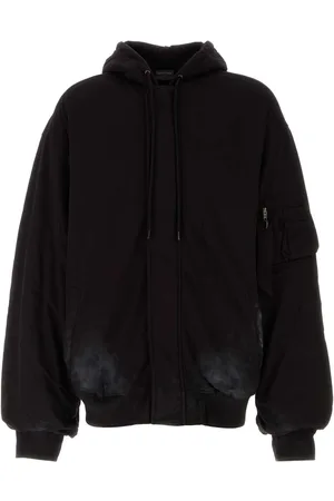 Balenciaga Black Cotton Oversize Sweatshirt