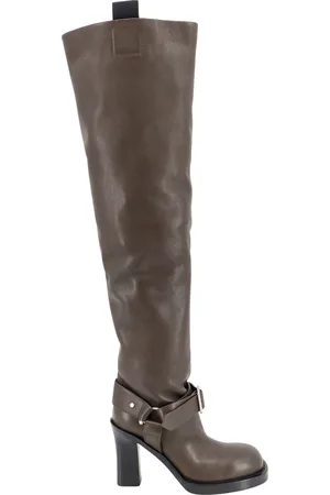 Burberry Leather Over The Knee Boots