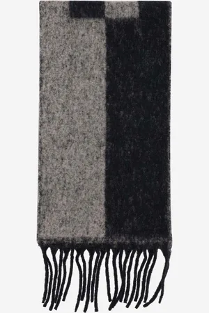 Patou Wool Blend Scarf With Logo
