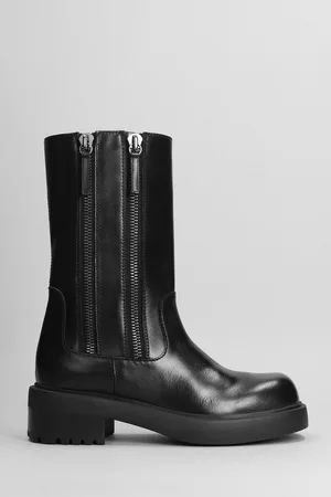 Giuseppe Zanotti Foustine Combat Boots In Leather