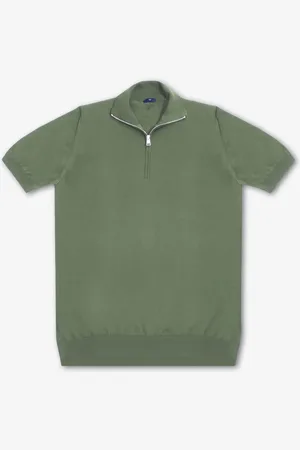LARUSMIANI Paul T-shirt With Zip Sweater