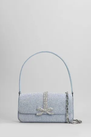 Self-Portrait Shoulder Bag In Cotton