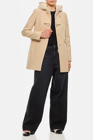FAY Front Nylon Toggle Double Breasted Coat