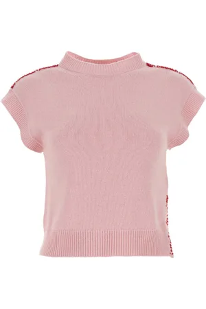 Marni Pink Wool Blend Vest