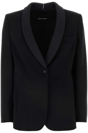 Giorgio Armani Black Wool Blazer