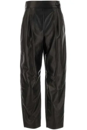 Giorgio Armani Black Leather Pant