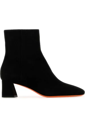 santoni Suede Marta Ankle Boots