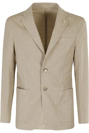 LUIGI BIANCHI MANTOVA Giacca Cotone Cashmere Spinata