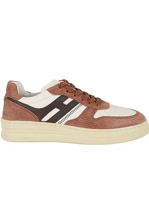 Hogan Sneakers H630 Brown In Leather