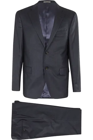 corneliani Abito Flanella 120s Pied De Poule