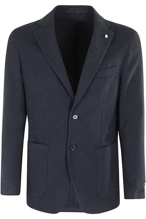 LUIGI BIANCHI MANTOVA Giacca Cotone Cashmere Spinata