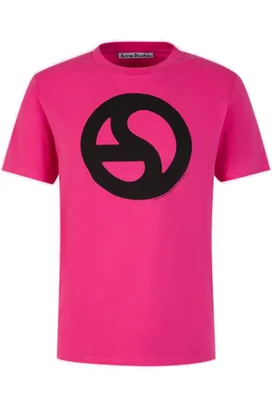 Acne Studios Logo Printed Crewneck T-shirt