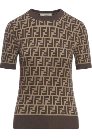 Fendi Pull Ff Istit. Cotton Knit