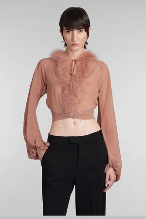 BLUMARINE Blouse In Rose-pink Silk