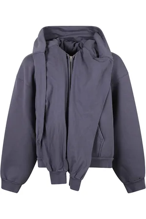Balenciaga Cropped Zip Hoodie