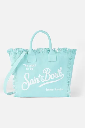 MC2 SAINT BARTH Water Cotton Canvas Colette Handbag