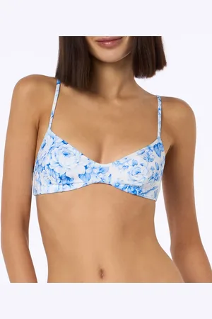 MC2 SAINT BARTH Woman Flower Scoop Bralette Beach Top May
