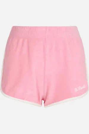 MC2 SAINT BARTH Woman Terry Cotton Pull Up Shorts Francine
