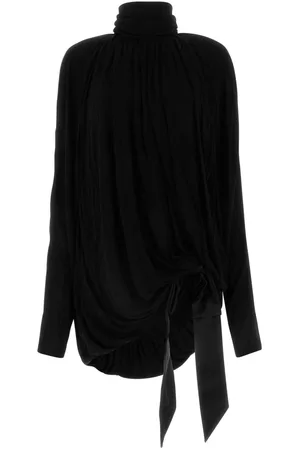 Saint Laurent Black Viscose Blouse