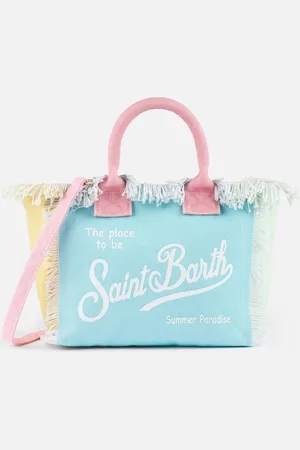 MC2 SAINT BARTH Patch Cotton Canvas Colette Handbag