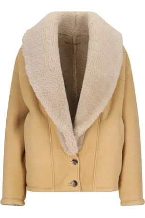Golden Goose Single-breasted Shearling Jacket