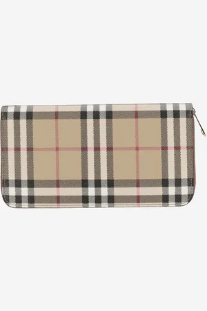 Burberry Wallet With Check Pattern