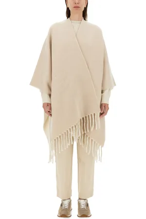 Brunello Cucinelli Double Knit Wool And Cashmere Poncho