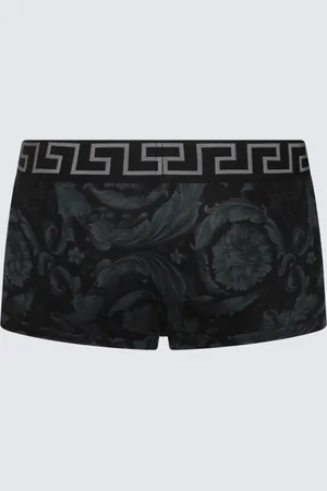 VERSACE Black And Cotton Boxer