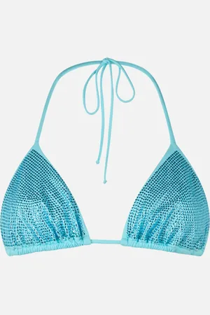 MC2 SAINT BARTH Woman Triangle Top Swimsuit Annabelle With Rhinestones