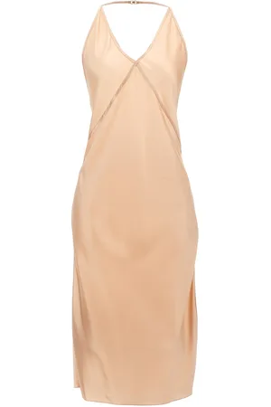 Saint Laurent Cross-strap Sleeveless Dress