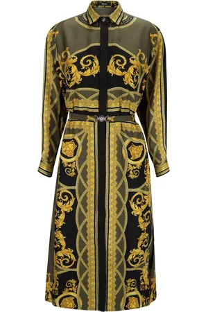 VERSACE Printed Shirtdress