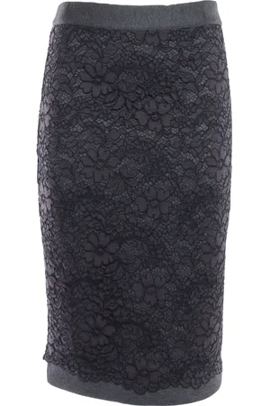 PAROSH Skirt With Lace Detail