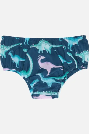 MC2 SAINT BARTH Infant Bloomers Pimmy With Dinosaurs Print