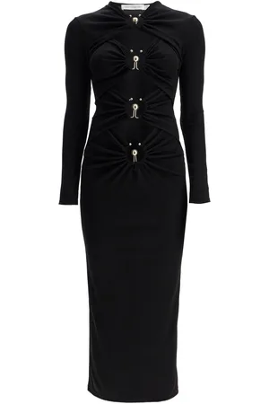 CHRISTOPHER ESBER Cut Out Dress With Metallic Rings