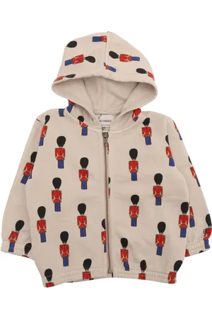Bobo Choses Baby Little Tin Soldiers All Over Zipped Sweatshirt
