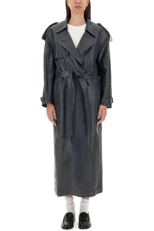 SALVATORE SANTORO Leather Trench Coat