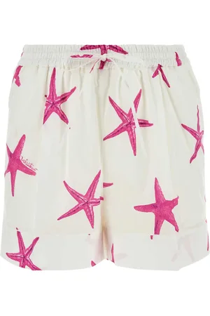 VALENTINO GARAVANI Printed Poplin Escape Shorts