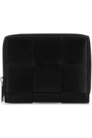 Bottega Veneta Black Leather Wallet