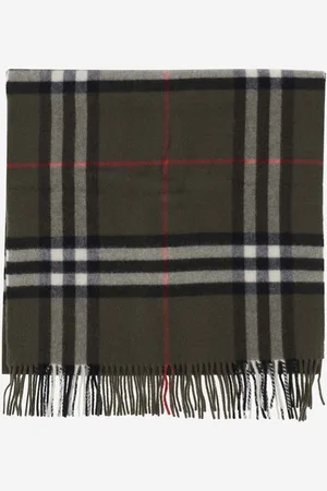 Burberry Cashmere Scarf With Check Pattern