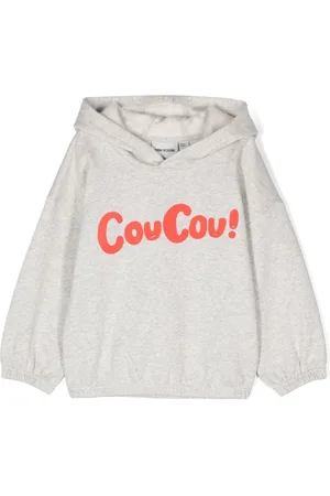 Mini Rodini Coucou Hoodie With Front Print In Cotton Girl